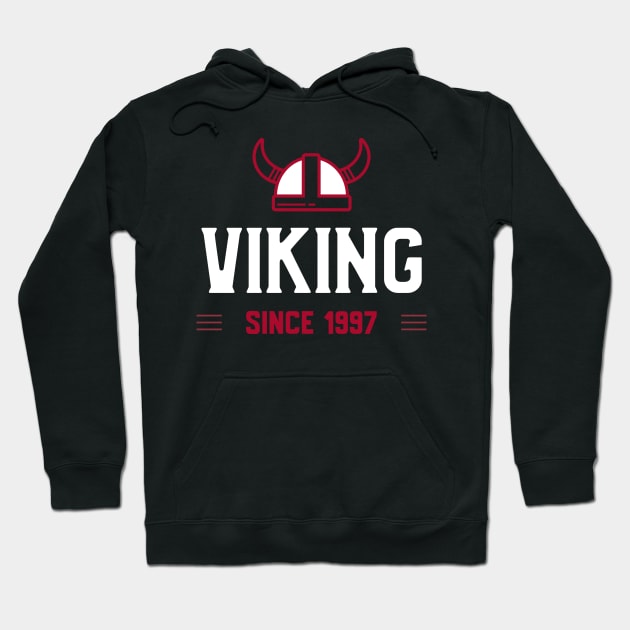 Viking Since 1997 Hoodie by SybaDesign